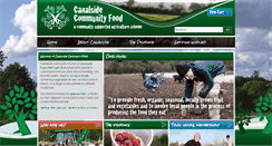 Desktop Screenshot of canalsidecommunityfood.org.uk